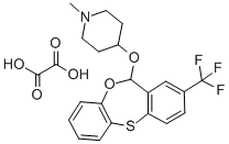 CAS#: 83986-20-3， 8-Trifluoromethyl-6-(1-Methyl-4-Piperidyl)-6H-Dibenz(B,E)-1,4-Oxathiepin Hydrogen Oxalate
