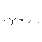 CAS#: 84074-44-2， 1,2,3-Propanetriol, sodium zirconium(2+) salt (1:1:1)
