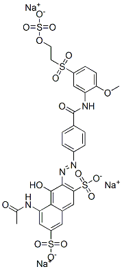 CAS#: 84083-10-3， Trisodium 5-(Acetylamino)-4-Hydroxy-3-[[4-[[[2-Methoxy-5-[[2-(Sulphonatooxy)Ethyl]Sulphonyl]Phenyl]Amino]Carbonyl]Phenyl]Azo]Naphthalene-2,7-Disulphonate