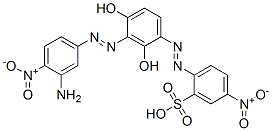 CAS#: 84100-00-5， 2-[[3-[(3-Amino-4-Nitrophenyl)Azo]-2,4-Dihydroxyphenyl]Azo]-5-Nitrobenzenesulphonic Acid