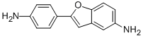 structure of CAS# 84102-58-9, 5-Amino-2-(4-Aminophenyl)Benzofuran;5-AMINO-2-(4-AMINOPHENYL)BENZOFURAN,98.0%(GC);2-(4-Aminophenyl)-5-Benzofuranamine;5-AMINO-2-(4-AMINOPHENYL)BENZOFURAN