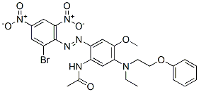 CAS#: 84145-45-9， N-[2-[(2-Bromo-4,6-Dinitrophenyl)Azo]-5-[Ethyl(2-Phenoxyethyl)Amino]-4-Methoxyphenyl]Acetamide