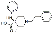 CAS#: 84176-74-9， cis-4-Anilino-3-Methyl-1-Phenethylpiperidine-4-Carboxylic Acid