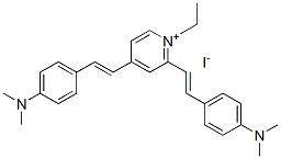 CAS#: 84195-77-7， 2,4-Bis[2-[4-(Dimethylamino)Phenyl]Vinyl]-1-Ethylpyridinium Iodide