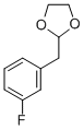structure of CAS# 842123-99-3, 3-(1,3-Dioxolan-2-Ylmethyl)-1-Fluorobenzene;3-(1,3-DIOXOLAN-2-YLMETHYL)-1-FLUOROBENZENE