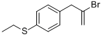 structure of CAS# 842140-39-0, 2-Bromo-3-[4-(Ethylthio)Phenyl]-1-Propene;2-BROMO-3-[4-(ETHYLTHIO)PHENYL]-1-PROPENE