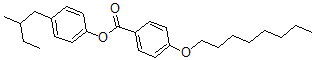 CAS 登录号:84236-44-2, 4-(2-甲基丁基)苯基4-辛基氧基苯甲酸酯