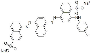 CAS#: 84255-10-7， Disodium 8-[(4-Methylphenyl)Amino]-5-[[4-[(6-Sulphonato-1-Naphthyl)Azo]-1-Naphthyl]Azo]Naphthalene-1-Sulphonate