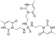 CAS#: 84295-08-9， Trisodium Bis[2-(4-Methyl-2,6-Dioxo-3H-Pyrimidin-1-Yl)Ethylazanidyl]Phosphinothioyl-[2-(4-Methyl-2,6-Dioxo-3H-Pyrimidin-1-Yl)Ethyl]Azanide