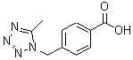 structure of CAS# 842972-18-3, 4-[(5-Methyl-1H-tetrazol-1-yl)methyl]benzoic acid;4-(5-Methyl-tetrazol-1-ylmethyl)-benzoic acid;4-[(5-methyl-1,2,3,4-tetraazolyl)methyl]benzoic acid;4-[(5-methyl-1H-tetrazol-1-yl)methyl]benzoicacid
