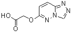 structure of CAS# 842972-47-8, ([1,2,4]Triazolo[4,3-b]pyridazin-6-yloxy)acetic acid;([1,2,4]triazolo[4,3-b]pyridazin-6-yloxy)acetic acid;([1,2,4]Triazolo[4,3-b]pyridazin-6-yloxy)-acetic acid;2-([1,2,4]triazolo[4,3-b]pyridazin-6-yloxy)acetic acid