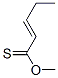 CAS 登录号：84307-99-3， 硫代戊-2-烯酸甲酯