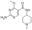 CAS#: 84332-22-9， 2-Amino-4-Methoxy-N-(1-Methyl-4-Piperidinyl)-5-Pyrimidinecarboxamide