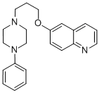CAS#: 84344-69-4， 6-(3-(4-Phenyl-1-Piperazinyl)Propoxy)Quinoline