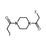 CAS#: 84349-94-0， 1,1'-(1,4-Piperazinediyl)bis(2-fluoroethanone)