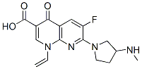 CAS#: 84424-13-5， 1-Ethenyl-6-Fluoro-7-(3-Methylaminopyrrolidin-1-Yl)-4-Oxo-1,8-Naphthyridine-3-Carboxylic Acid