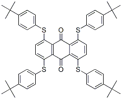 CAS#: 84434-38-8， 1,4,5,8-Tetrakis[[4-(1,1-Dimethylethyl)Phenyl]Thio]Anthraquinone