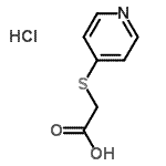 CAS#: 84468-14-4， (4-Pyridinylsulfanyl)acetic acid hydrochloride (1:1)