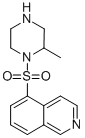 结构式 CAS# 84477-87-2, 1-(5-异喹啉基磺酰基)-2-甲基哌嗪