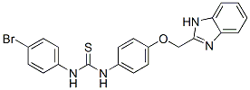 CAS#: 84483-96-5， 3-[4-(1H-Benzoimidazol-2-Ylmethoxy)Phenyl]-1-(4-Bromophenyl)Thiourea