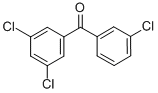structure of CAS# 844884-95-3, 3,3',5'-Trichlorobenzophenone;3,3',5'-TRICHLOROBENZOPHENONE