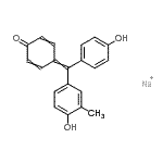 CAS#: 84501-57-5， 4-[(4-hydroxy-3-methylphenyl)(4-hydroxyphenyl)methylene]-2,5-Cyclohexadien-1-one sodium salt (1:1)