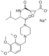 CAS#: 84518-83-2， (2R-(2-alpha,3-beta(S*)))-3-(((3-Methyl-1-((4-((2,3,4-Trimethoxyphenyl)Methyl)-1-Piperazinyl)Carbonyl)Butyl)Amino)Carbonyl)-Oxiranecarboxylic Acid Monosodium Salt