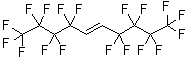 structure of CAS# 84551-43-9, trans-1,2-Bis(Perfluoro-n-Butyl)Ethylene;(E)-1,1,1,2,2,3,3,4,4,7,7,8,8,9,9,10,10,10-Octadecafluorodec-5-Ene;(5E)-1,1,1,2,2,3,3,4,4,7,7,8,8,9,9,10,10,10-Octadecafluorodec-5-Ene;(E)-Bis(Perfluorobutyl)Ethene
