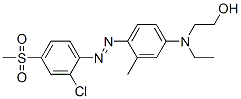 CAS#: 84560-05-4， 2-[[4-[[2-Chloro-4-(Methylsulphonyl)Phenyl]Azo]-3-Methylphenyl]Ethylamino]Ethanol