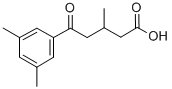 structure of CAS# 845781-37-5, 5-(3,5-Dimethylphenyl)-3-Methyl-5-Oxovaleric Acid