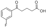 structure of CAS# 845790-38-7, 5-(3-Fluorophenyl)-5-Oxovaleric Acid;5-(3-FLUOROPHENYL)-5-OXOVALERIC ACID