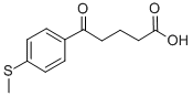 结构式 CAS# 845790-49-0, 5-氧代-5-(4-甲硫基苯基)戊酸