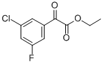 structure of CAS# 845790-57-0, Ethyl 3-Chloro-5-Fluorobenzoylformate;ETHYL 3-CHLORO-5-FLUOROBENZOYLFORMATE
