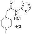 CAS 登录号：84587-70-2， 2-(哌嗪-1-基)-乙酸 N-(2-噻唑基)-酰胺二盐酸盐