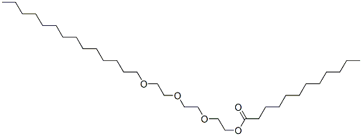 CAS#: 84605-13-0， Dodecanoic Acid 2-[2-[2-(Tetradecyloxy)Ethoxy]Ethoxy]Ethyl Ester