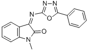 CAS#: 84640-83-5， 1-Methyl-3-(5-Phenyl-1,3,4-Oxadiazol-2-Ylimino)Indolin-2-One