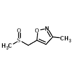 CAS#: 84654-08-0， 3-Methyl-5-[(methylsulfinyl)methyl]-1,2-oxazole