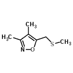 CAS#: 84654-46-6， 3,4-Dimethyl-5-[(methylsulfanyl)methyl]-1,2-oxazole
