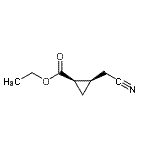 CAS#: 84673-47-2， Ethyl (1R,2R)-2-(cyanomethyl)cyclopropanecarboxylate