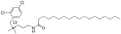 CAS#: 84697-07-4， (2,4-Dichlorobenzyl)Dimethyl[3-[(1-Oxooctadecyl)Amino]Propyl]Ammonium Chloride