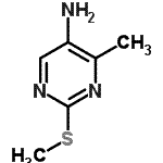 CAS#: 847139-63-3， 4-Methyl-2-(methylsulfanyl)-5-pyrimidinamine