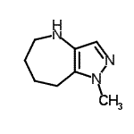 CAS#: 847173-25-5， 1-Methyl-1,4,5,6,7,8-hexahydropyrazolo[4,3-b]azepine