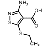 CAS#: 84728-50-7， 3-Amino-5-(ethylsulfanyl)-1,2-thiazole-4-carboxylic acid
