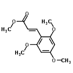 CAS#: 847646-83-7， Methyl (2E)-3-(2,4,6-trimethoxyphenyl)acrylate