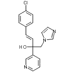 CAS#: 847670-71-7， (3E)-4-(4-Chlorophenyl)-1-(1H-imidazol-1-yl)-2-(3-pyridinyl)-3-buten-2-ol