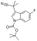 CAS#: 847865-43-4， 3-(1-Cyano-1-Methylethyl)-5-Fluoro-1H-Indole-1-Carboxylic Acid 1,1-Dimethylethyl Ester