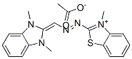 CAS#: 84788-02-3， 2-(((1,3-Dihydro-1,3-Dimethyl-2H-Benzimidazol-2-Ylidene)Methyl)Azo)-3-Methylbenzothiazolium Acetate
