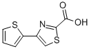 structure of CAS# 847956-14-3, 4-(2-Thienyl)-2-Thiazolecarboxylic Acid