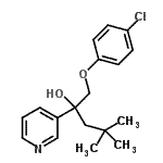 CAS#: 847981-47-9， 1-(4-Chlorophenoxy)-4,4-dimethyl-2-(3-pyridinyl)-2-pentanol