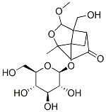 CAS#: 84808-29-7， 1-(beta-D-Glucopyranosyloxy)-9-(Hydroxymethyl)-8-Methoxy-6-Methyl-7-Oxatricyclo(4.3.0.03,9)Nonan-4-One